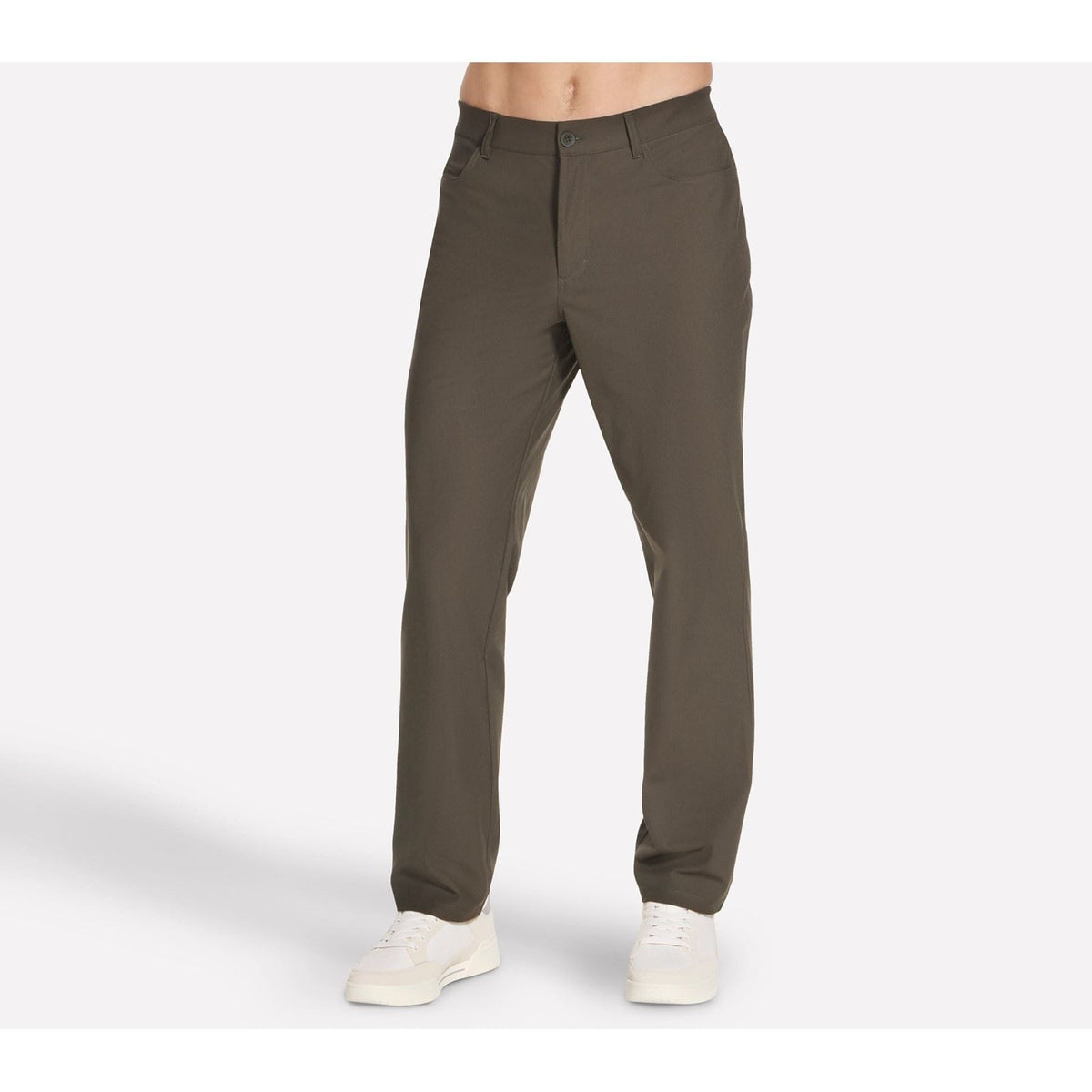 Skechers Premium 5 Pocket Pant Polyester Men's Olive Chino Pants