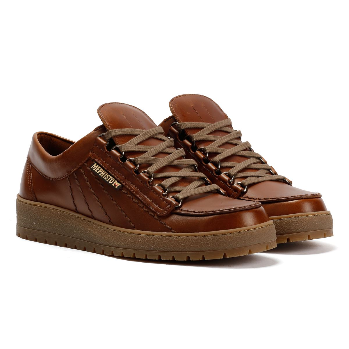 Mephisto Rainbow Heritage 4778 Leather Men's Chestnut Shoes