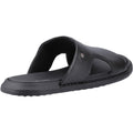 Hush Puppies Callum Slide Leather Men's Black Sandals