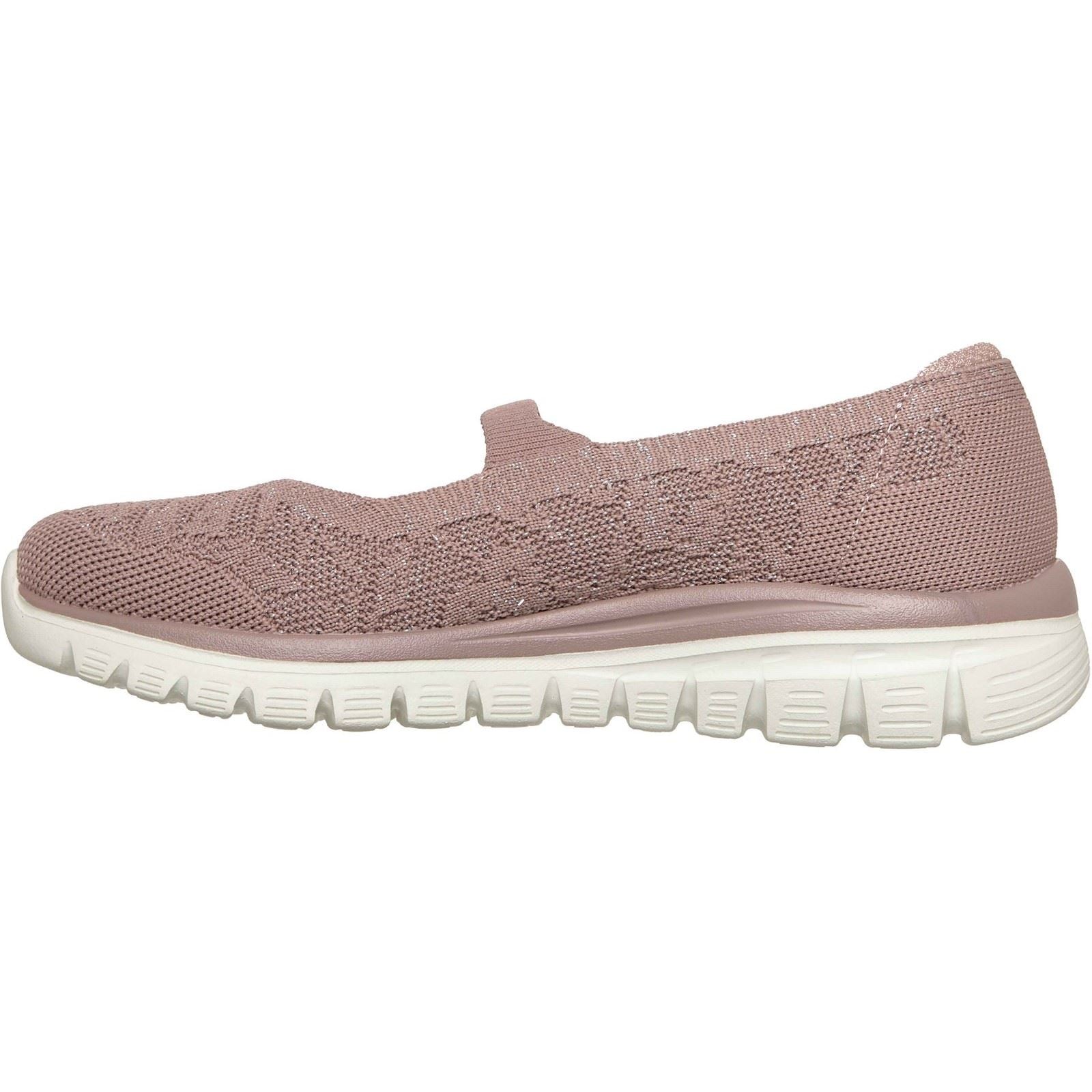 Skechers Graceful Polyester Women's Mauve Shoes
