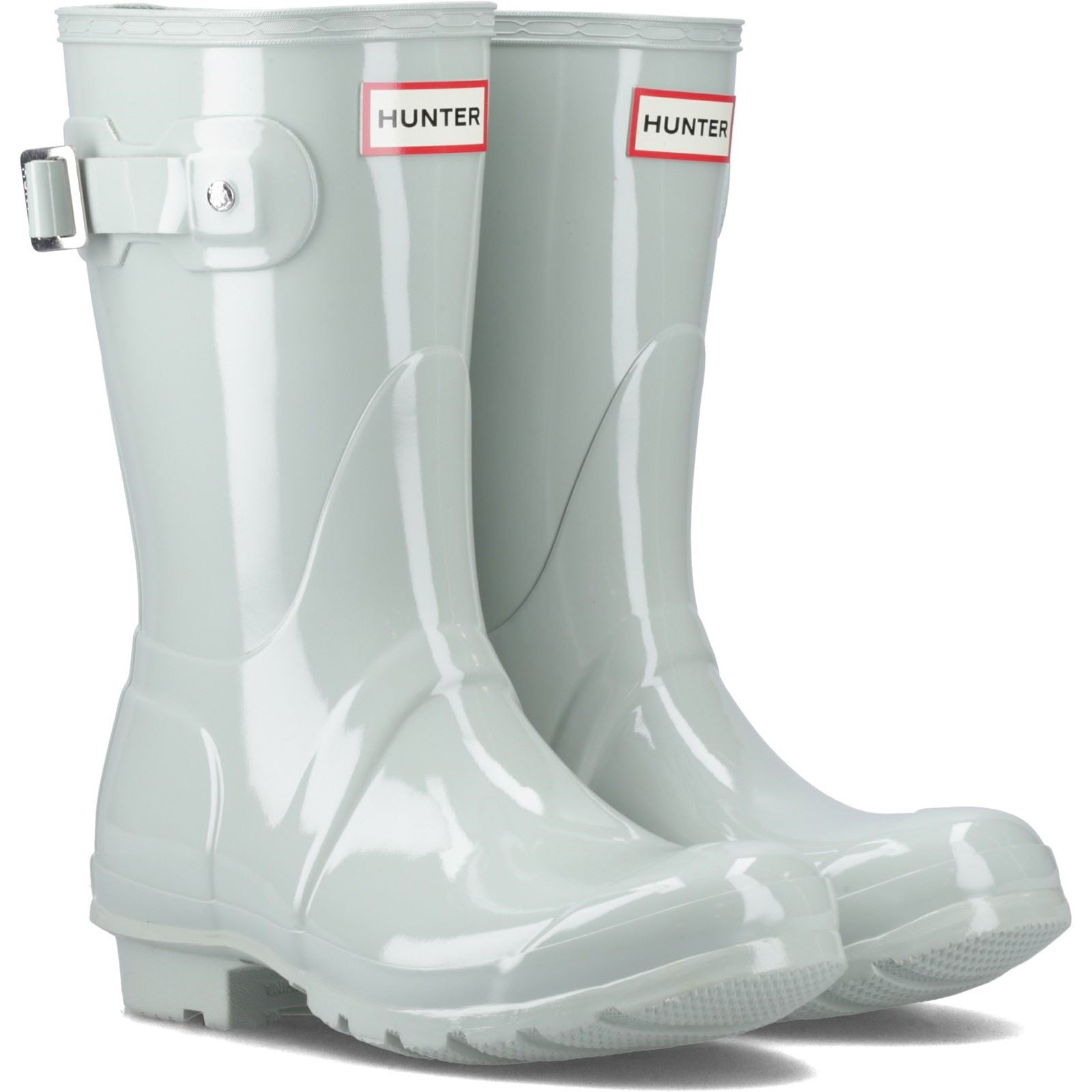 Hunter Original Short Rubber Women's Sea Foam Wellington Boots