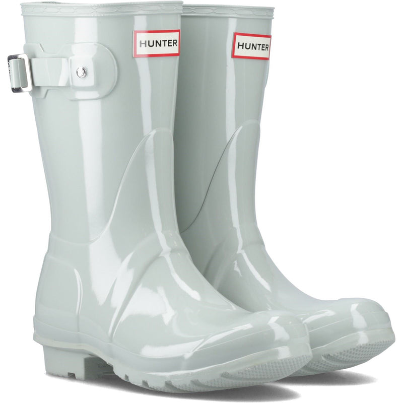 Hunter Original Short Rubber Women's Sea Foam Wellington Boots