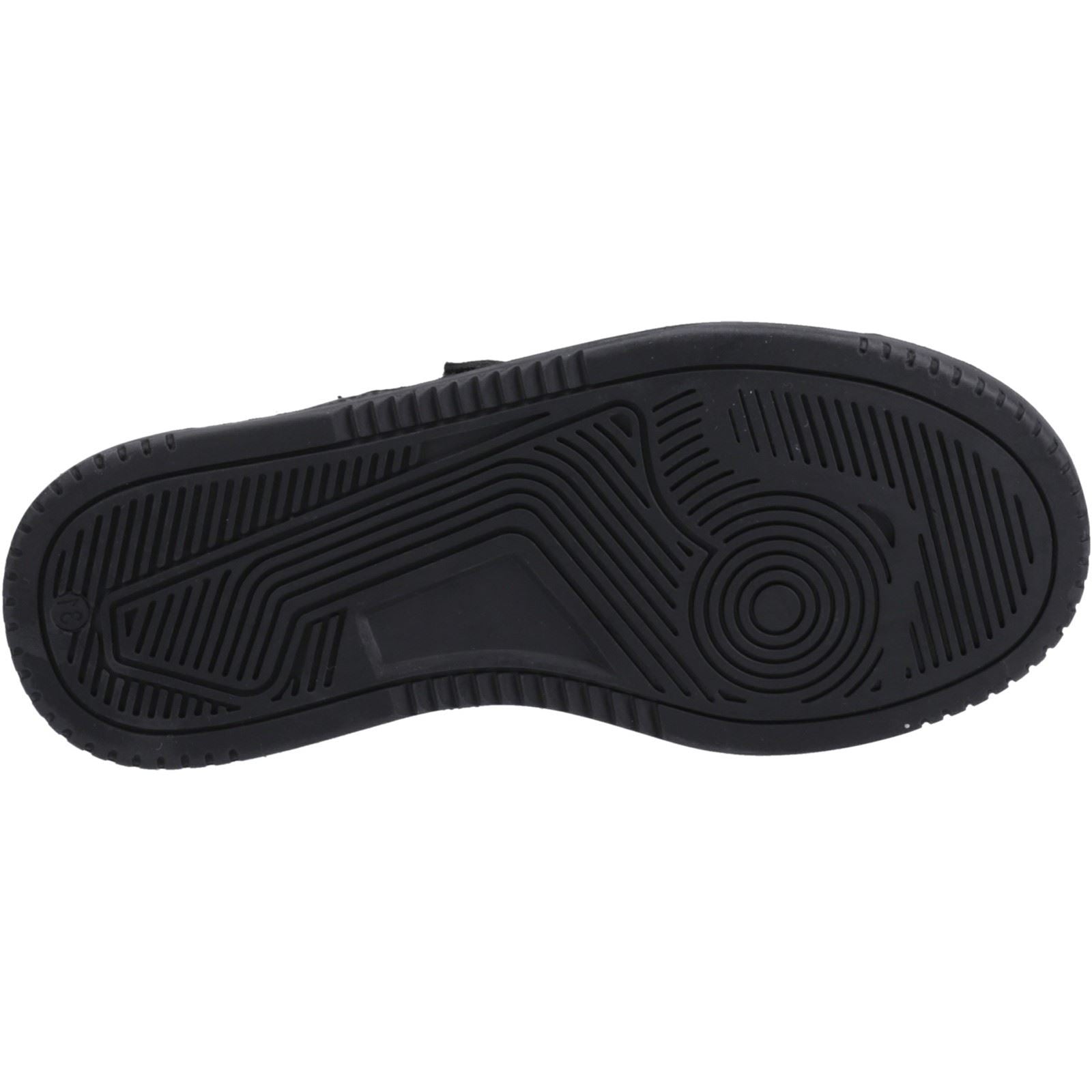 Hush Puppies Daxton Leather Junior Black Trainers