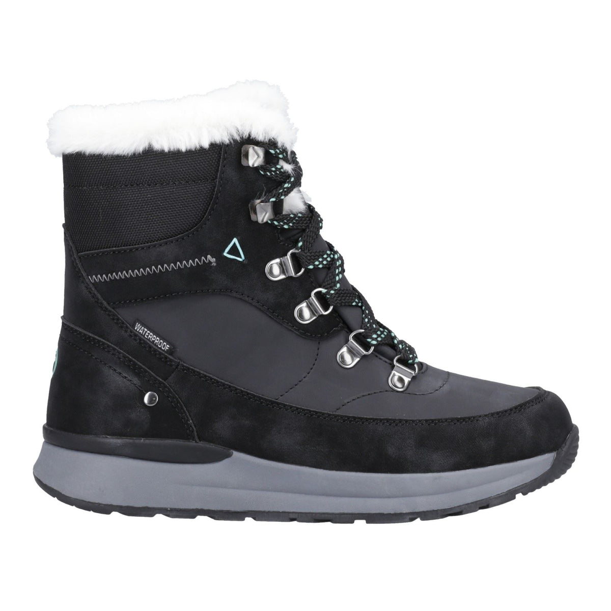 Cotswold Sheephouse Textile Women's Black Hiking Boots