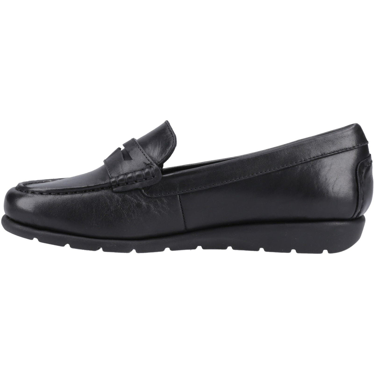 Hush Puppies Shelby Leather Women's Black Loafers