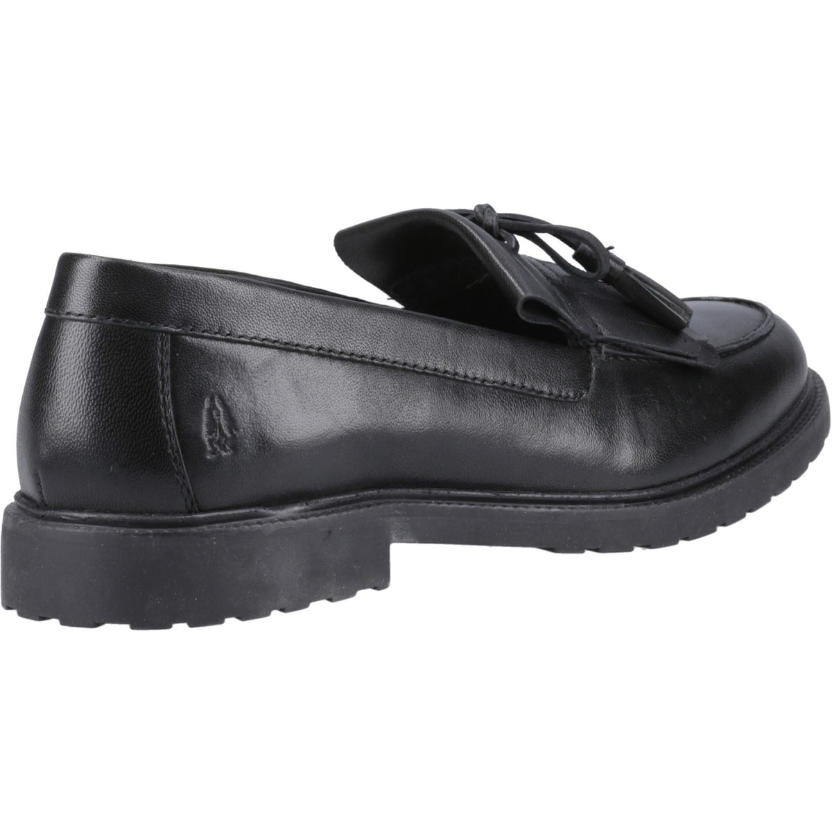 Hush Puppies Verity Kiltie Leather Women's Black Loafers