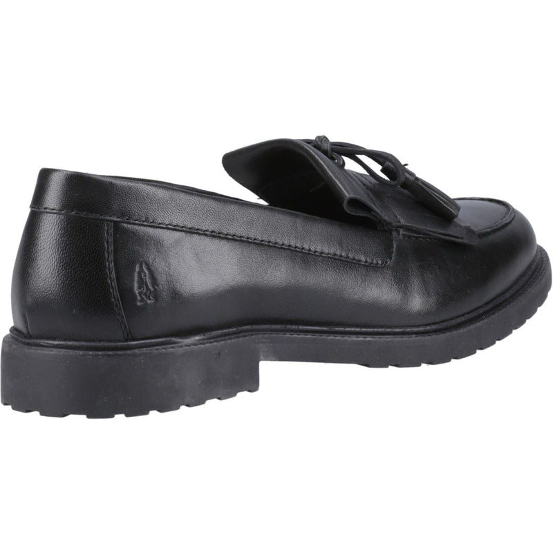 Hush Puppies Verity Kiltie Leather Women's Black Loafers
