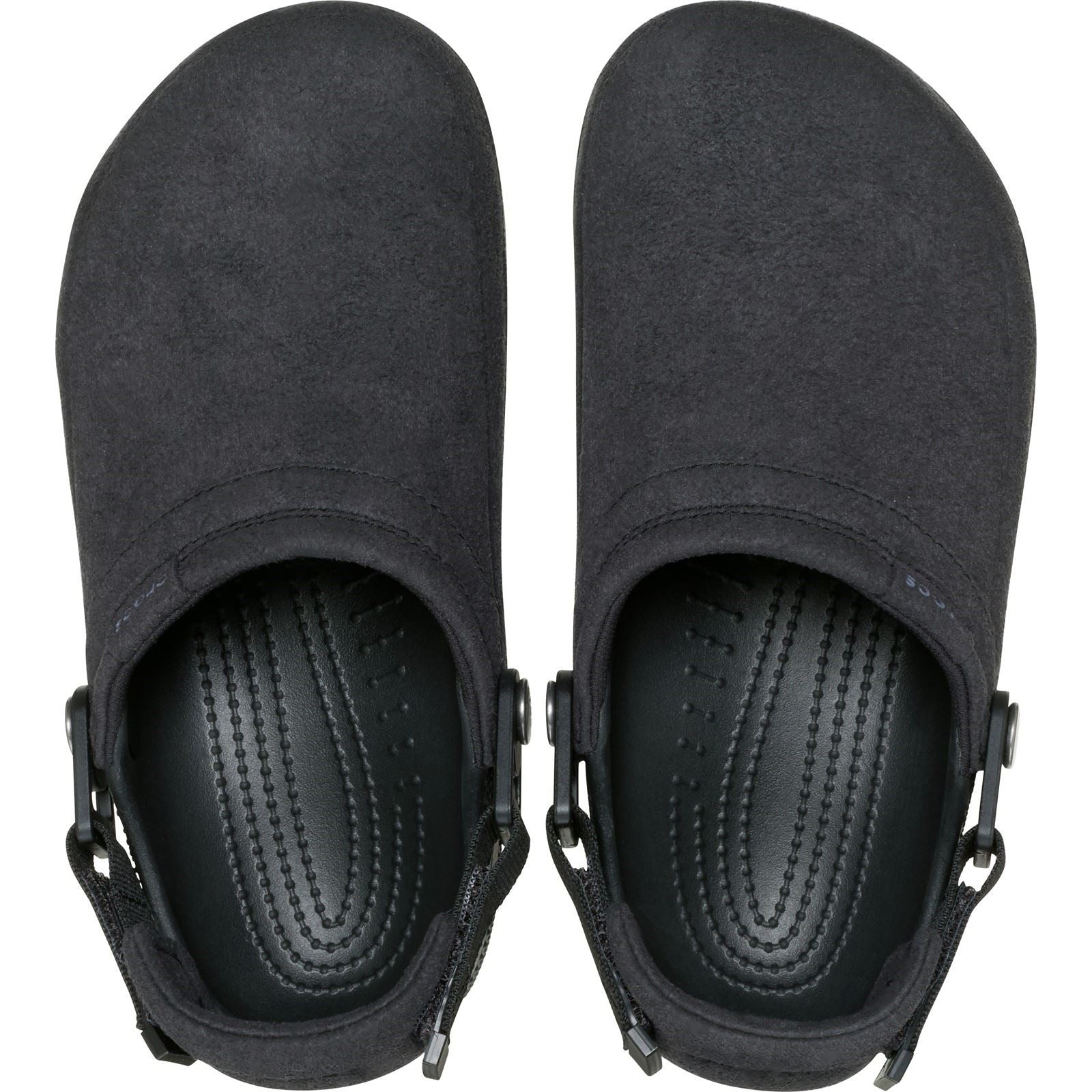 Crocs Classic Crafted Vegan Textile Blend Women's Black Clogs