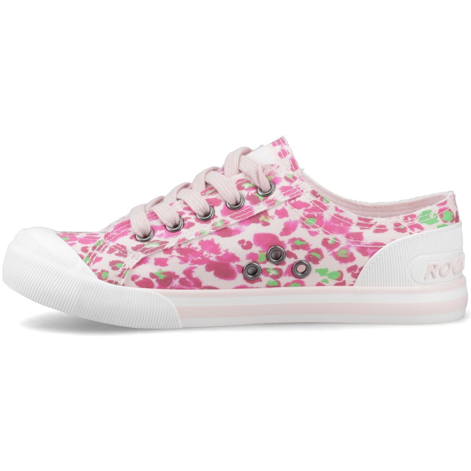 Rocket Dog Jazzin Snap Cotton Women's Pink/Multi Trainers
