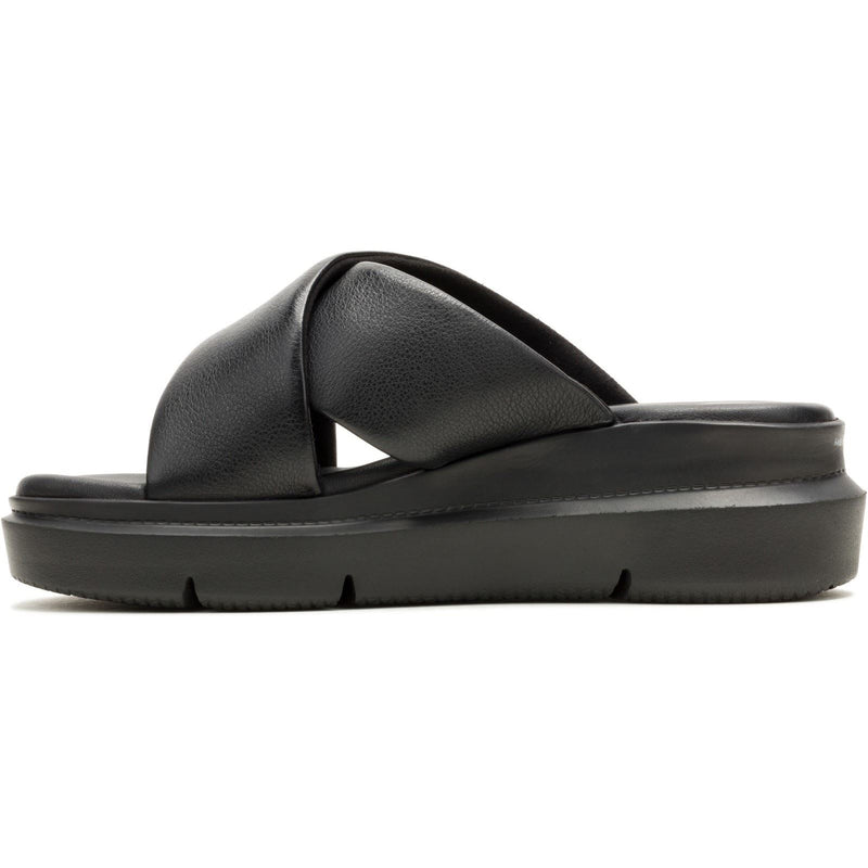 Hush Puppies Uplift Leather Women's Black Sandals
