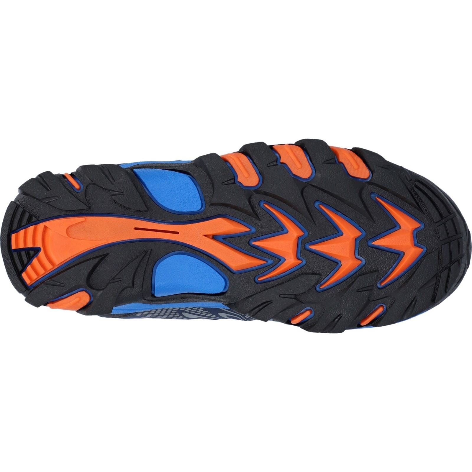 Hi-Tec Blackout Mid Synthetic Soft Shell Navy/Orange/Lake Blue Hiking Shoes