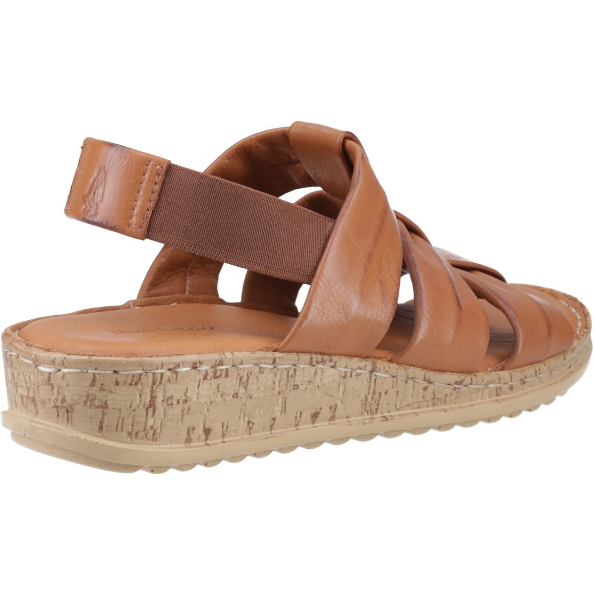 Hush Puppies Eden Gladiator Leather Women's Tan Sandals