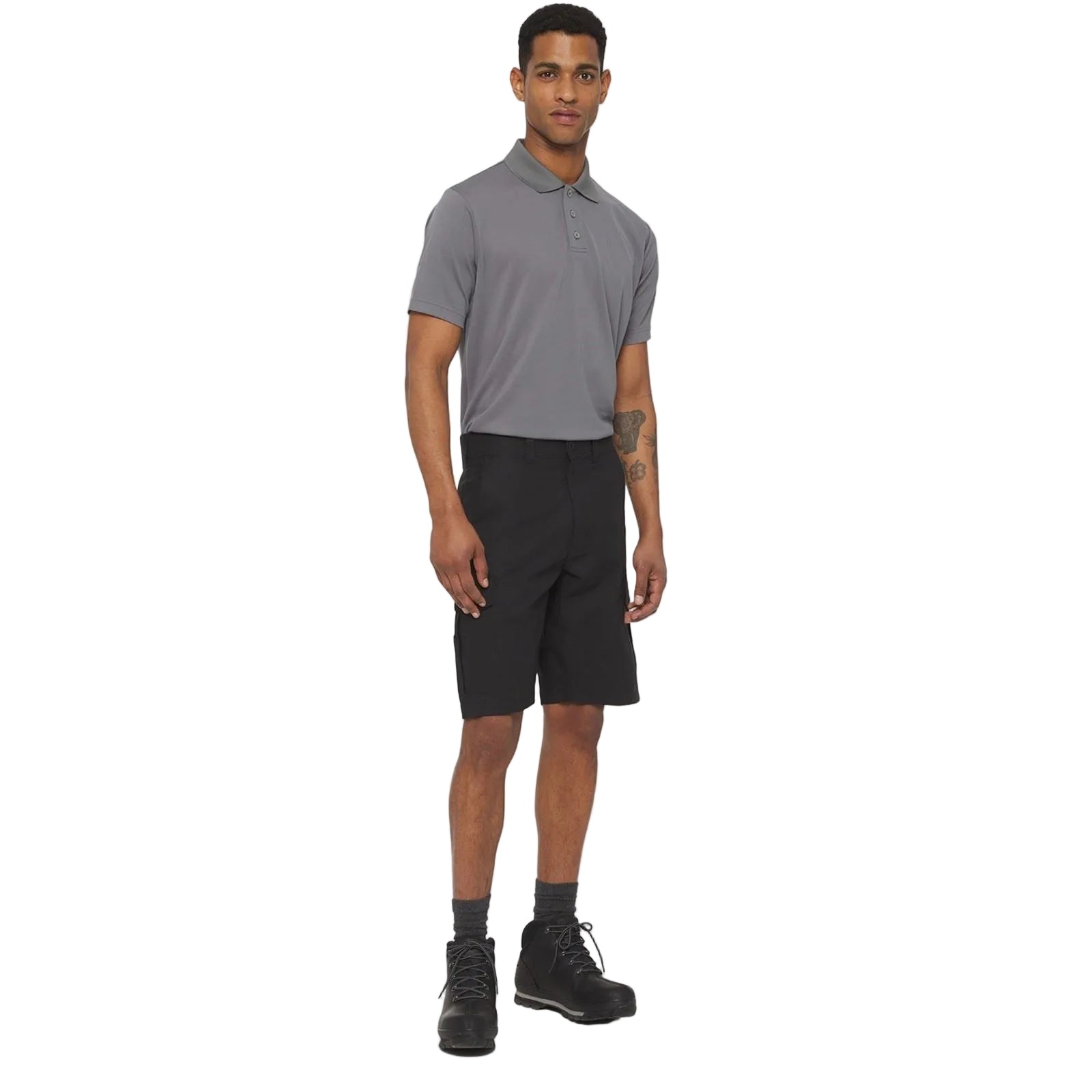 Dickies Everyday Polyester Men's Grey Polo Shirt