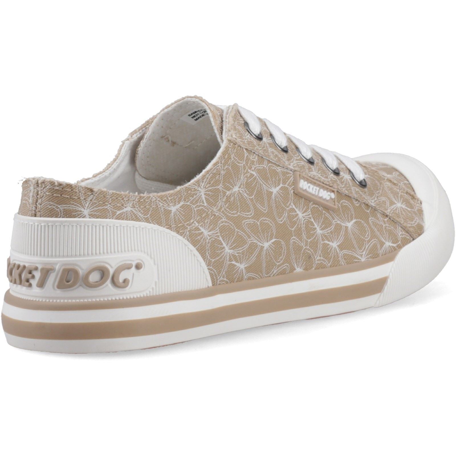 Rocket Dog Jazzin Mariposa Textile Women's Tan Trainers