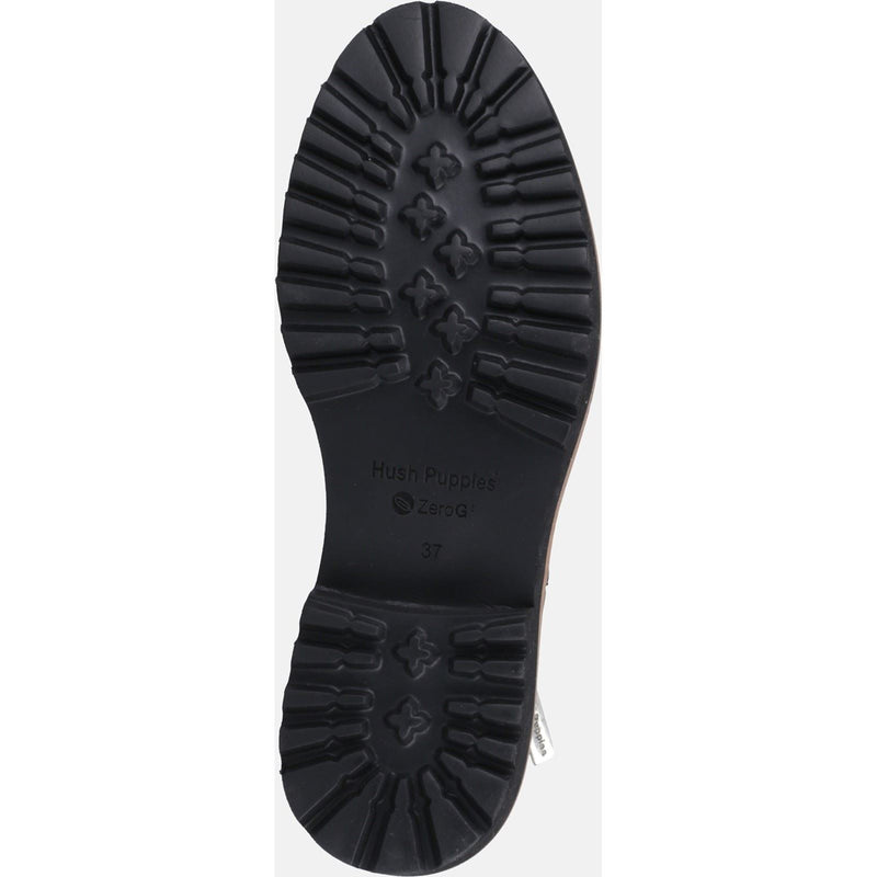 Hush Puppies Grace Zip Suede Women's Black Boots