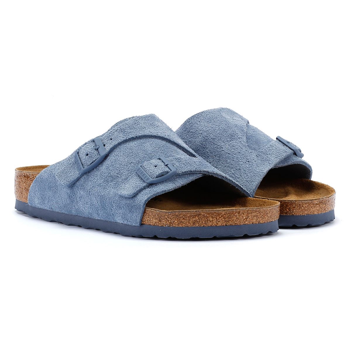 Birkenstock Zurich Suede Elemental Blue Sandals