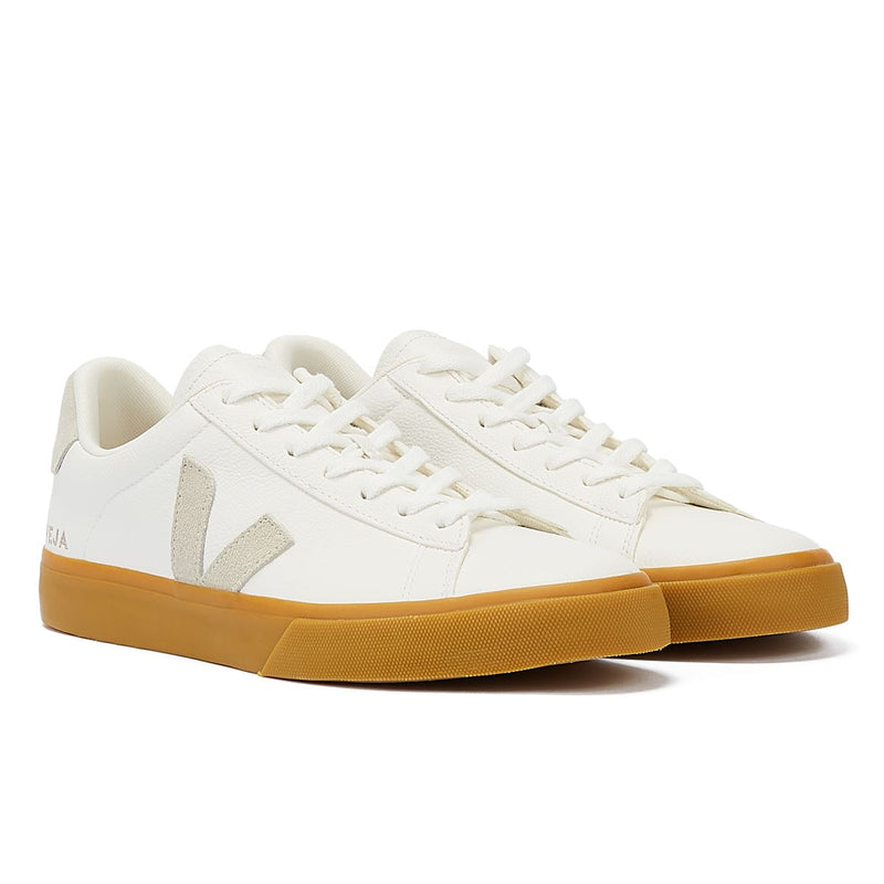 Veja Campo Men's White/Natural Trainers