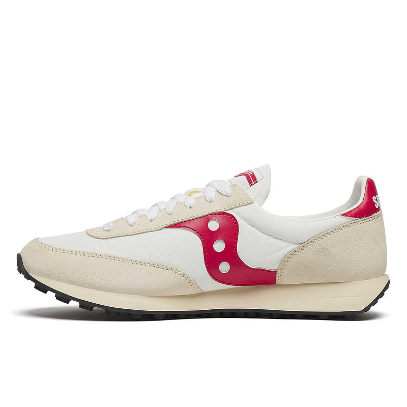 Saucony Trainer 80 White/Red Trainers