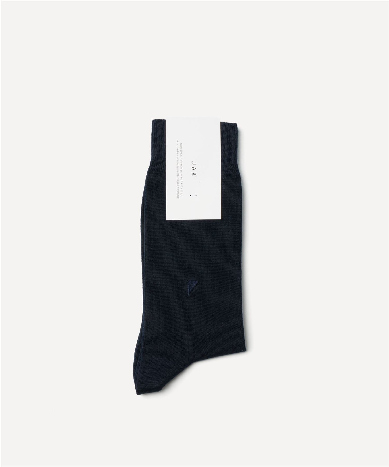 JAK Cotton Dark Blue Socks
