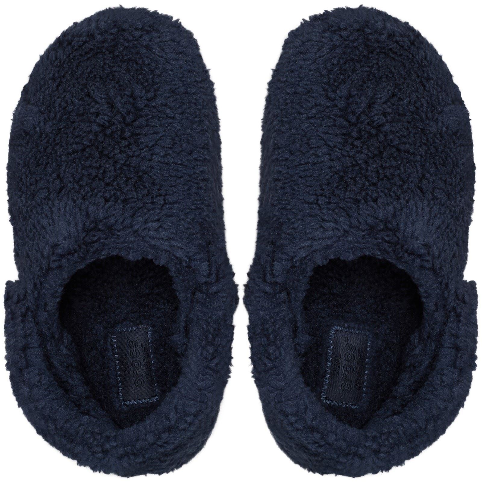 Crocs Classic Cozzzy Polyester Navy Slippers