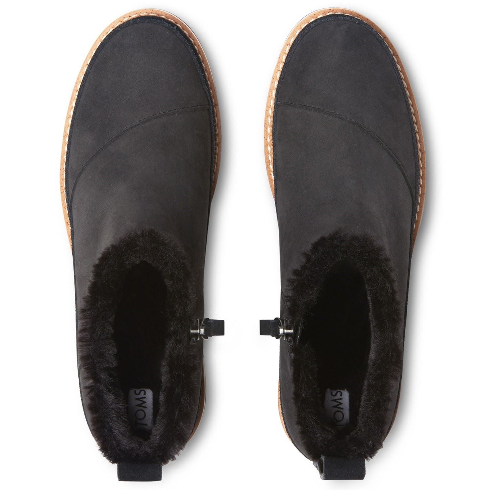 TOMS Marlo Leather Women's Black Boots