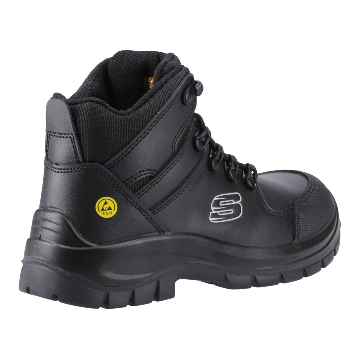 Skechers Workwear Trophus Kilram Leather Men's Black Safety Boots