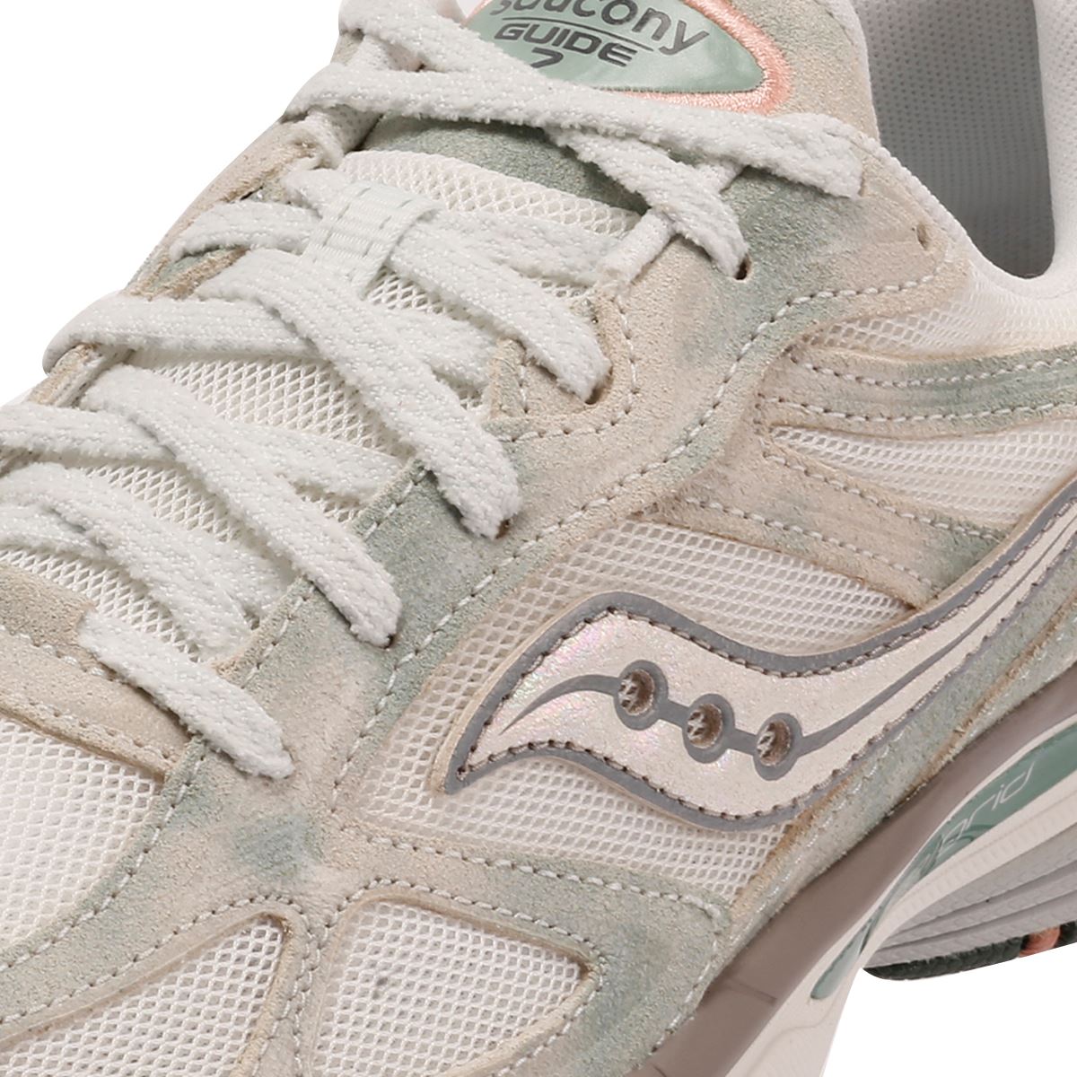 Saucony Progrid Guide 7 White/Verde Trainers