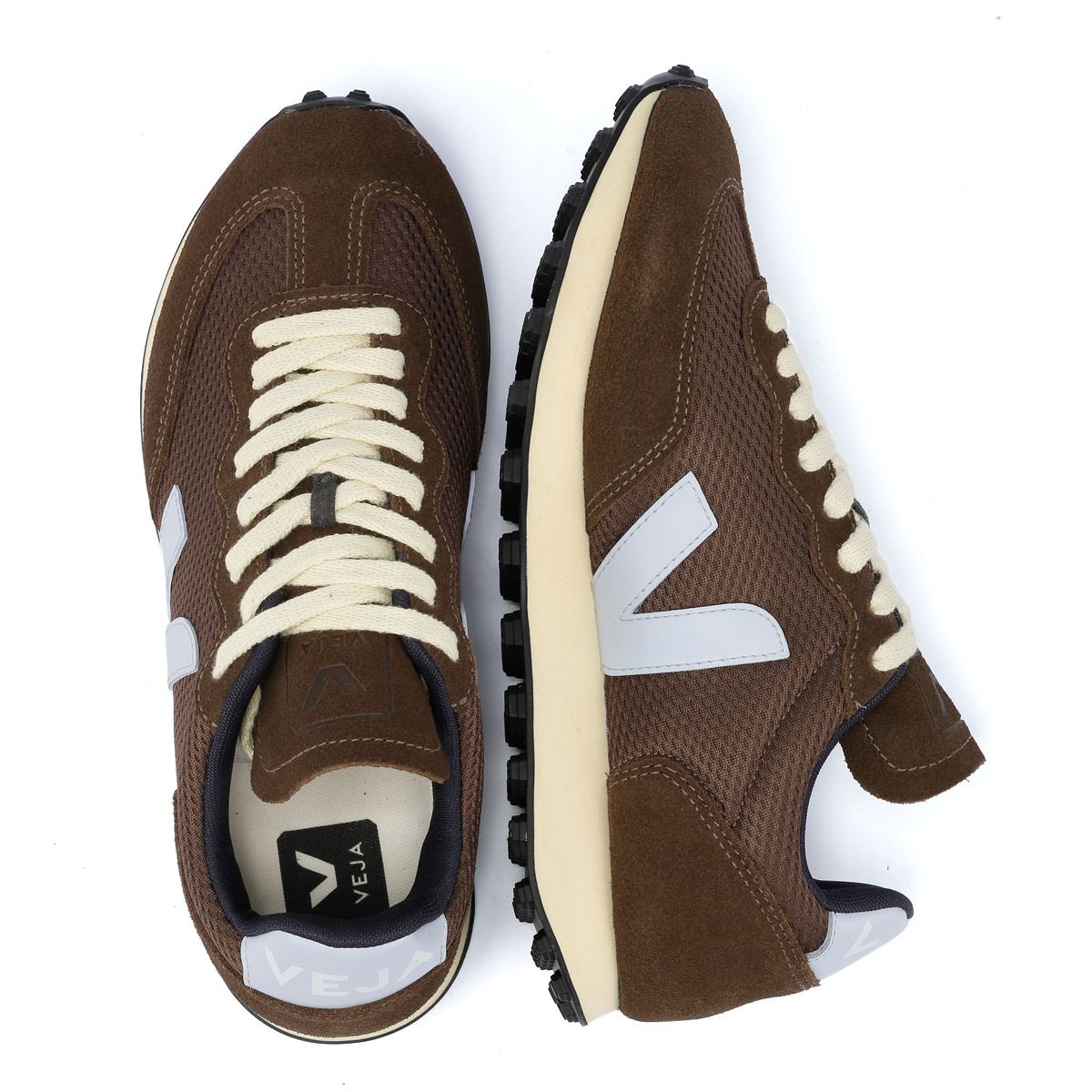 Veja Rio Branco Alveomesh Women's Brown / Blue Trainers