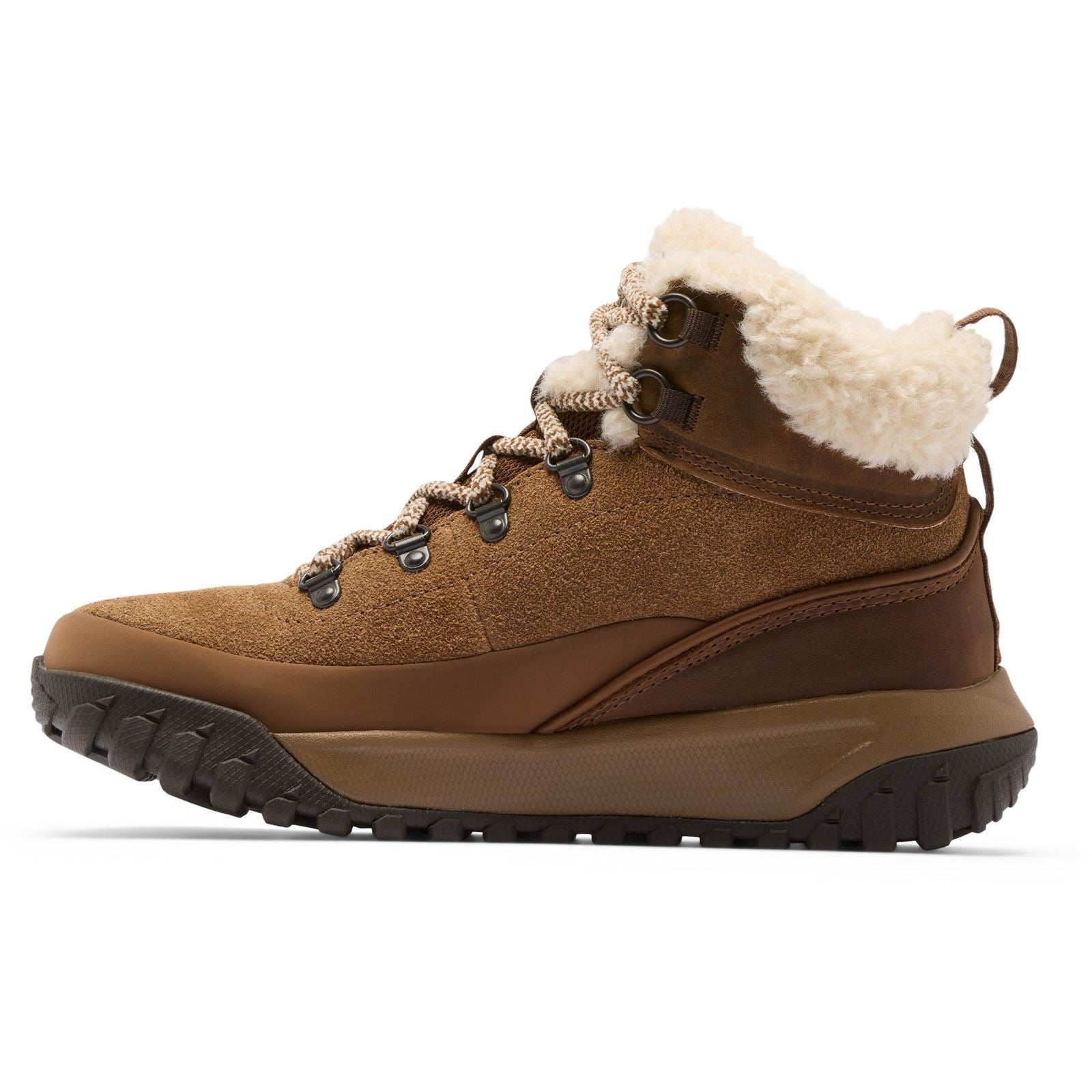 Columbia Burnsider Cozy Leather Women's Brown Hiking Boots