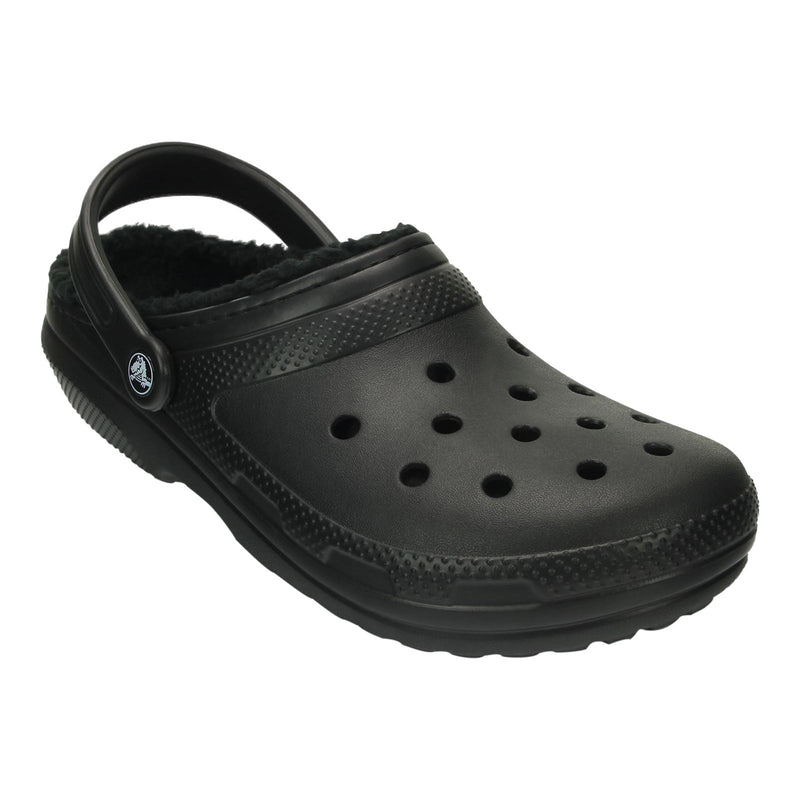 Crocs Classic Lined Synthetic Black Clogs