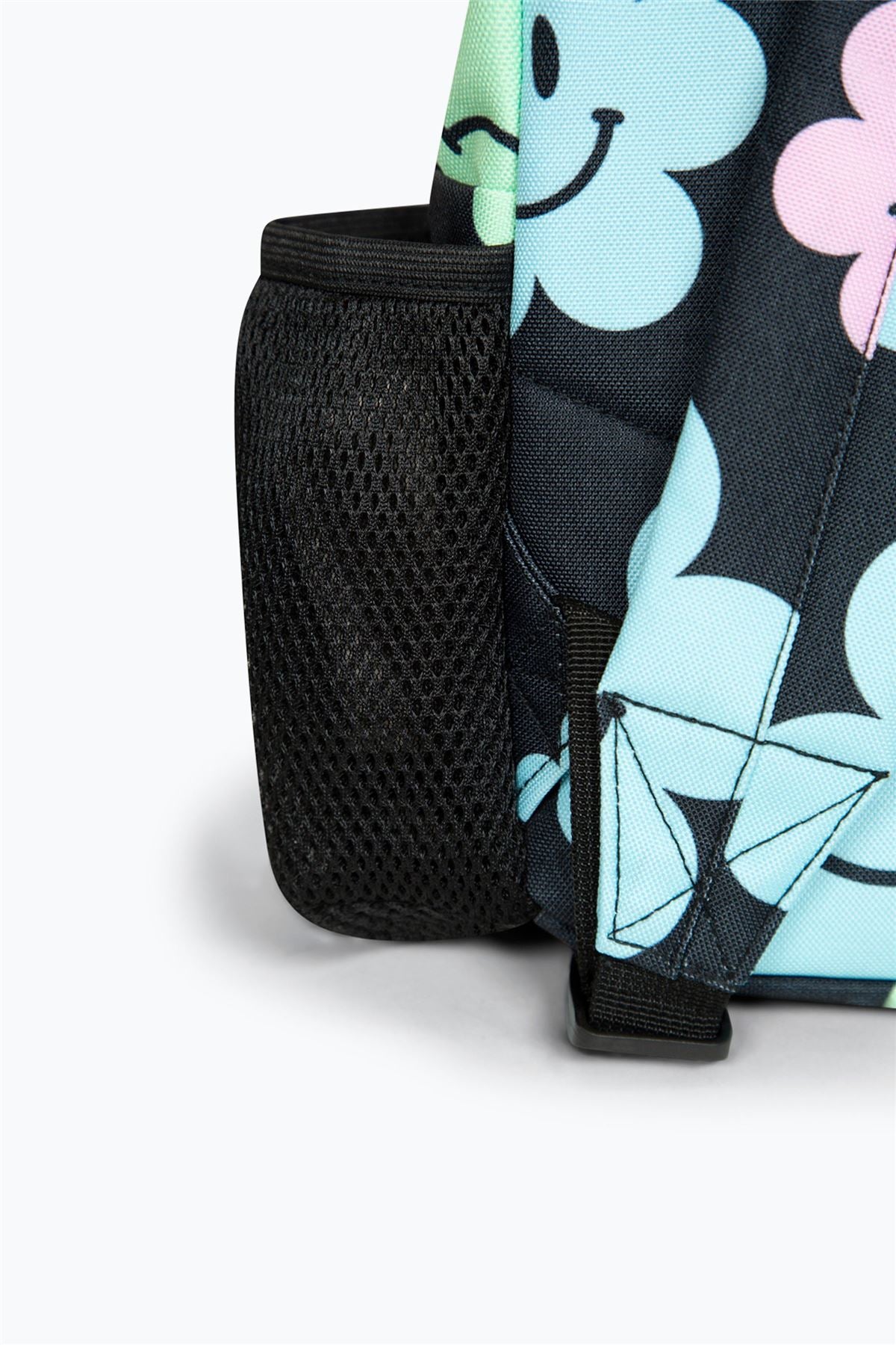Hype Iconic Girl's Black Happy Flower Backpack