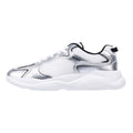 Hugo Leon Tennis Women's Silver/Black Trainers