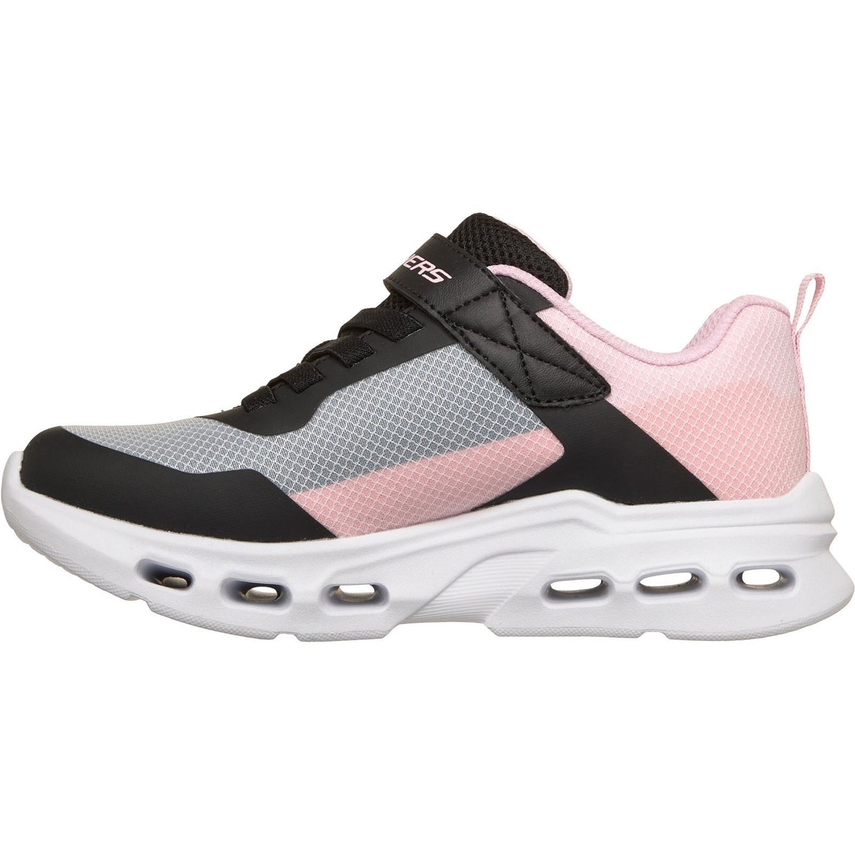 Skechers Glide-Step Drift Textile Kids Black/Multi Trainers