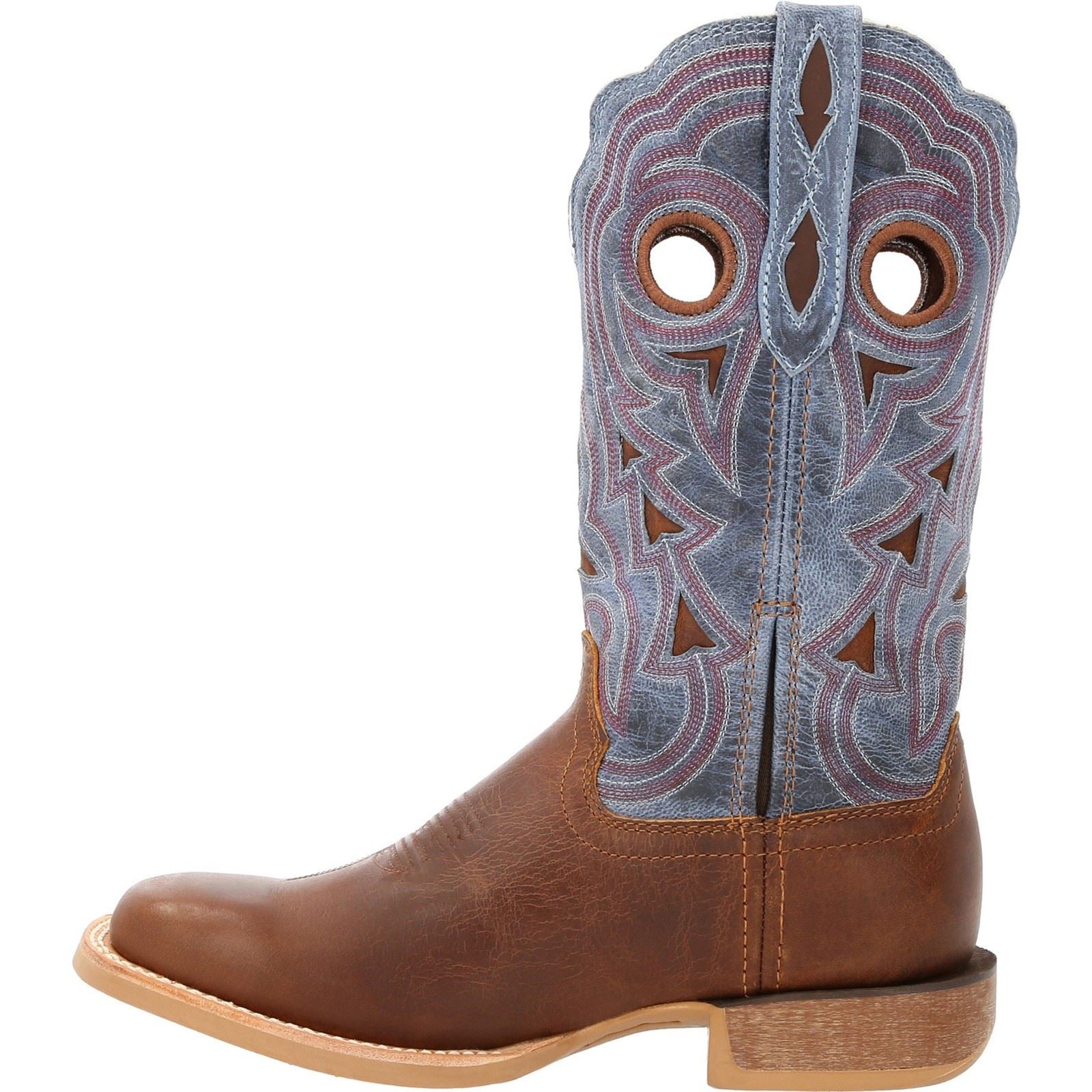 Durango Lady Rebel Pro Leather Women's Golden Brown/Periwinkle Boots