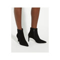 Dune Obsessively Suede Women's Black Heeled Ankle Boots
