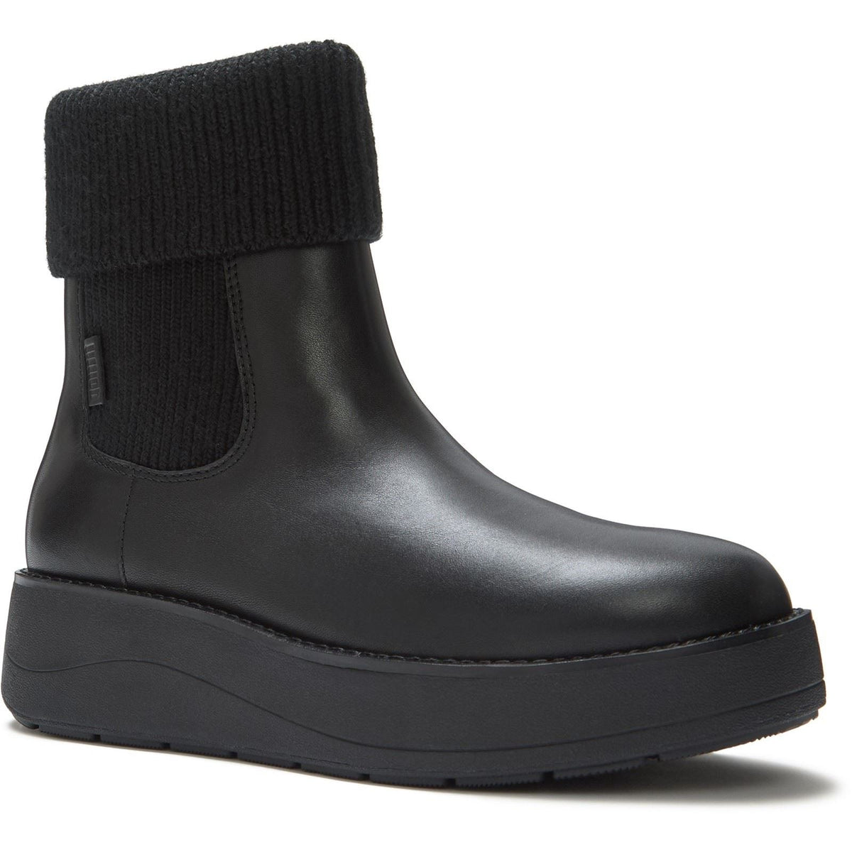 Fitflop Gen-FF Roam Knit Leather Women's Black Boots
