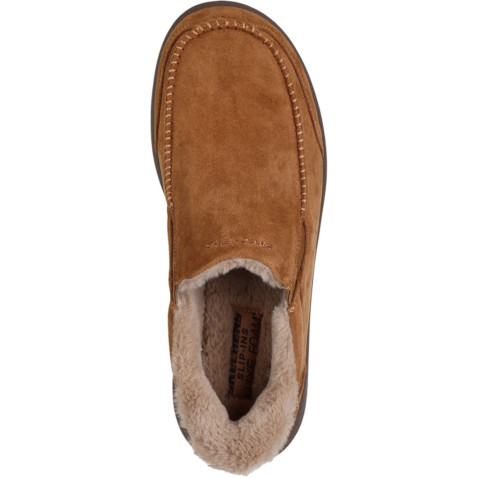 Skechers Murette Scofield Textile Men's Chestnut Slippers