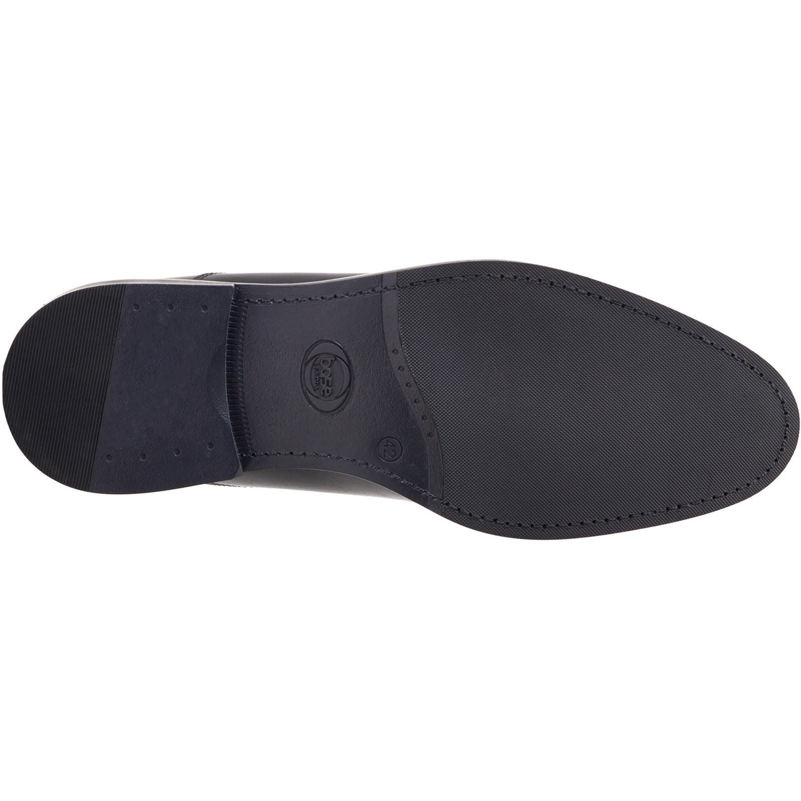 Base London Corbin Leather Men's Black Oxford Shoes