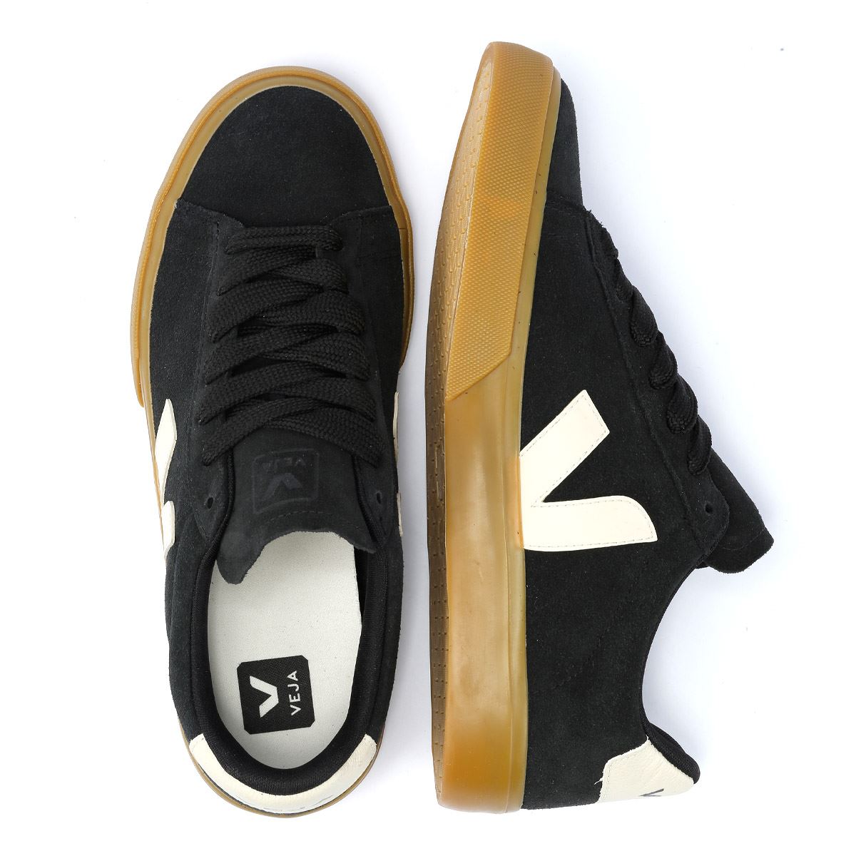 Veja Campo Suede Men's Black / Pierre Trainers