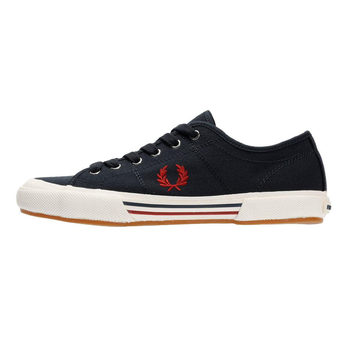 Fred Perry B708 Vintage Tennis Canvas Men's Navy/Red Trainers