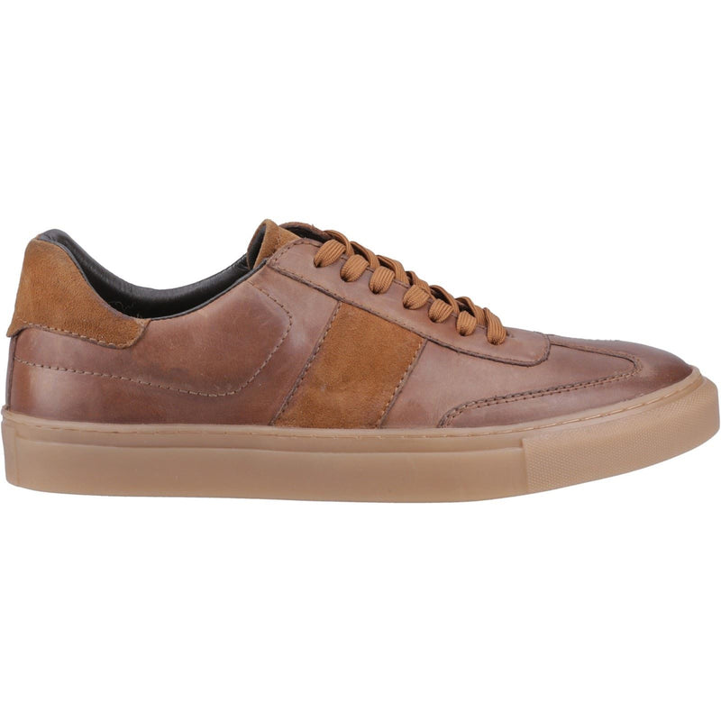 Hush Puppies Riley Suede Men's Tan Trainers