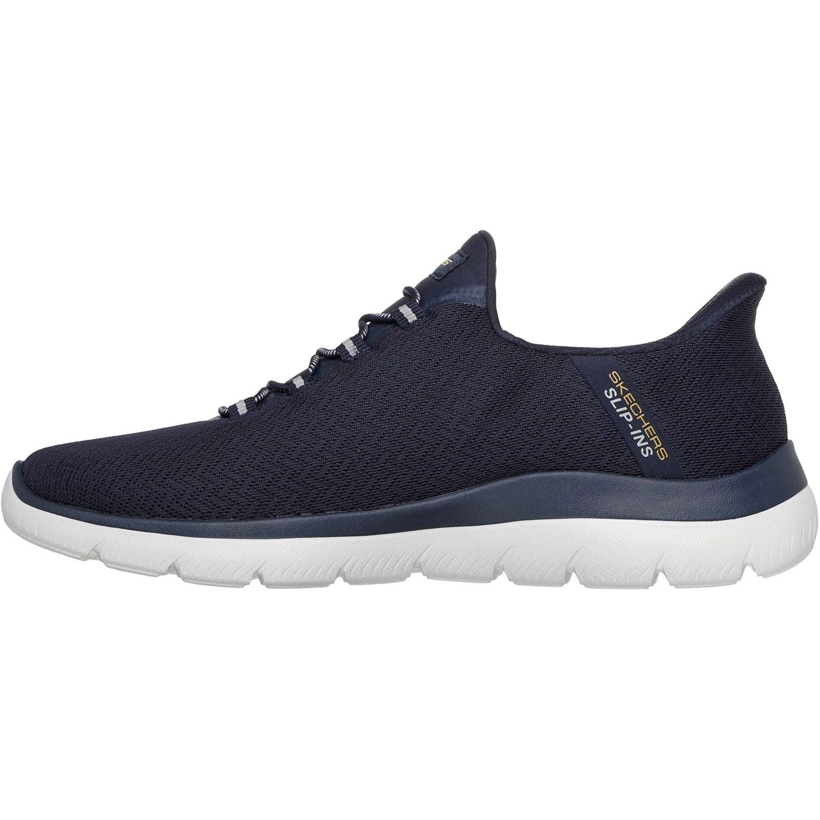 Skechers Arch Fit Summits Kynor Polyester Men's Navy/Yellow Trainers