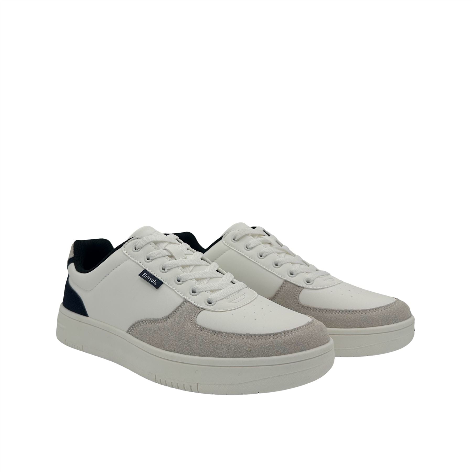 Bench Grainger Men's White/Grey Trainers