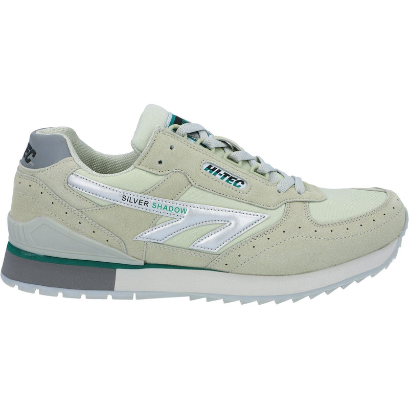 Hi-Tec Silver Shadow OG PU Suede Men's Silver/Grey/Green Trainers