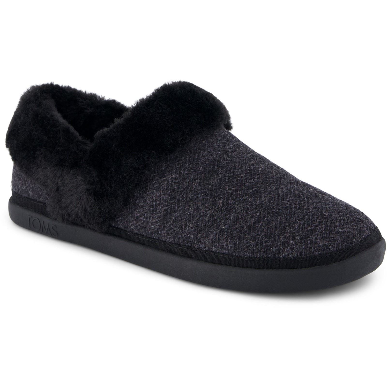 TOMS Oslo Synthetic Women's Black Slippers