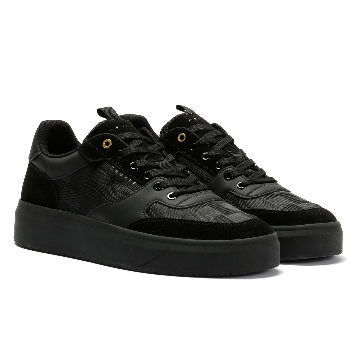 Cruyff Terra Court Men's Black/Gold Trainers