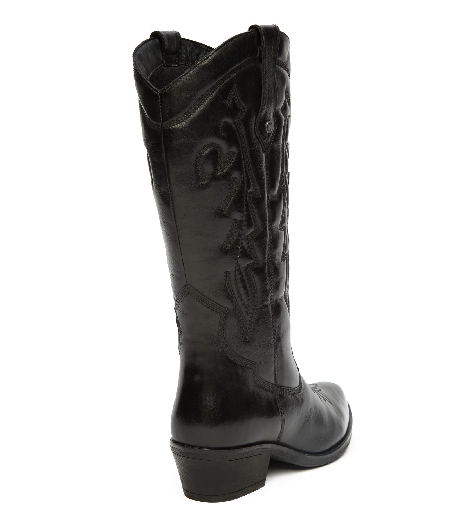 Osprey London The Louisiana Leather Women's Black/Gunmetal Boots