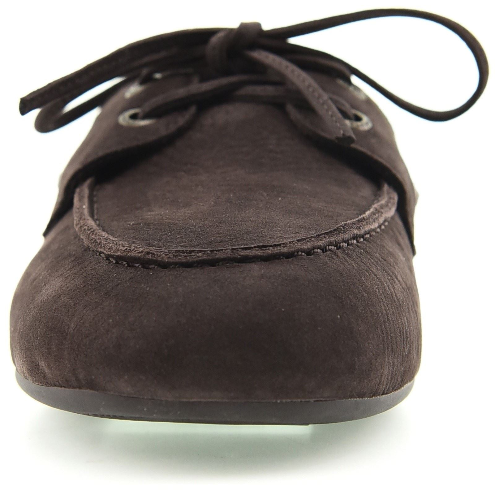 Sperry Slim Boat Leather Women's Dark Brown Boat Shoes