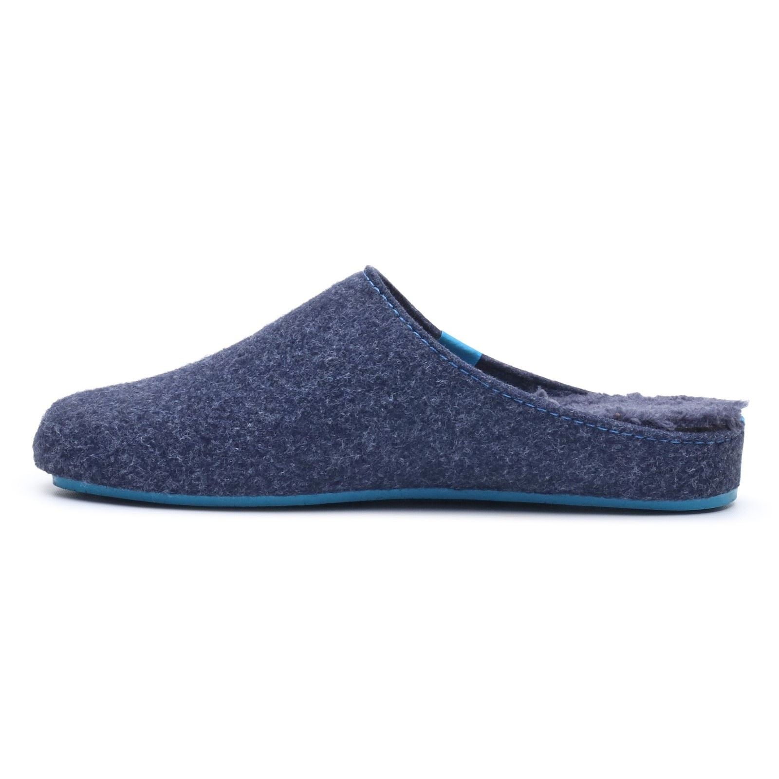 Hush Puppies The Good Polyester Men's Navy Blue Slippers