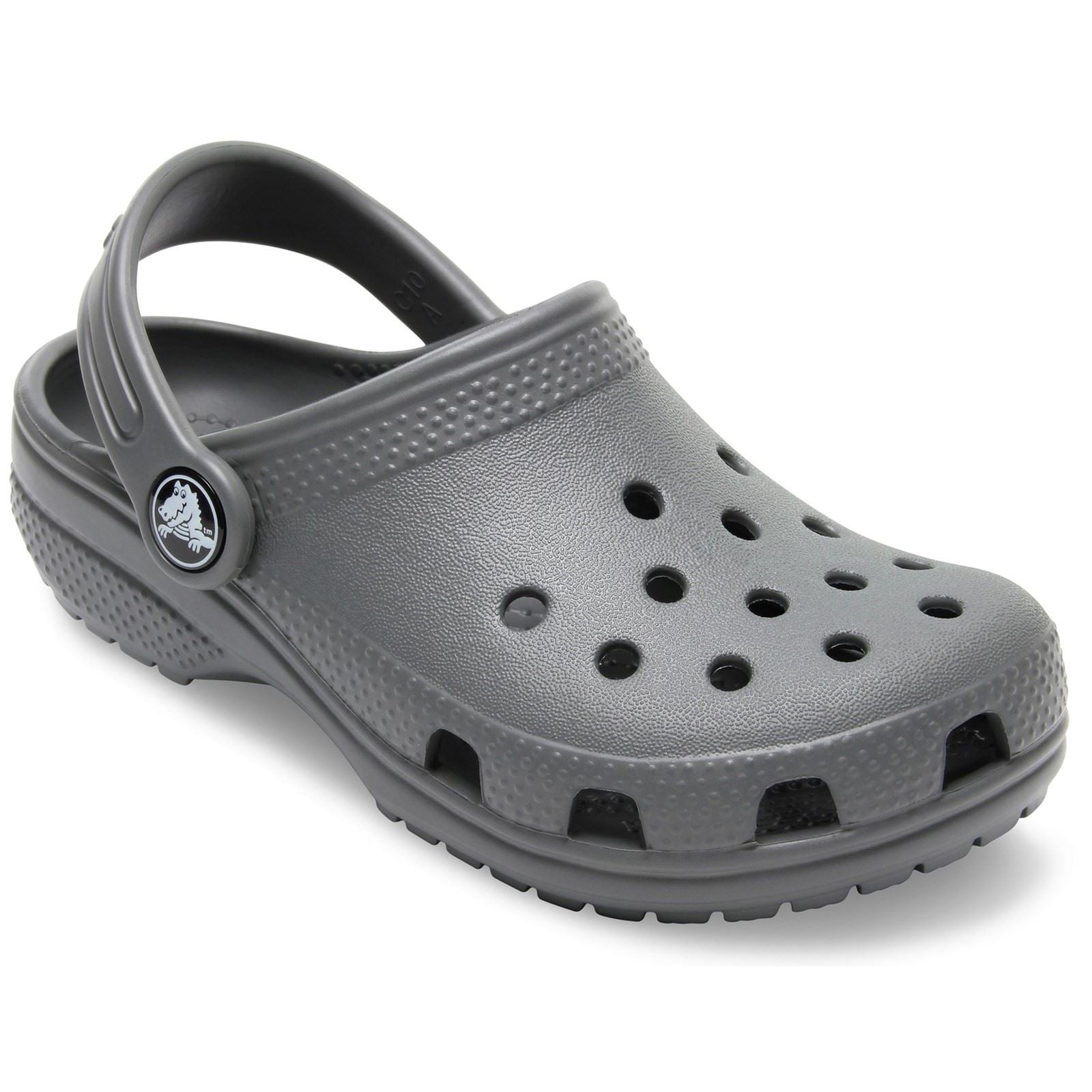 Crocs Toddler Classic Croslite Rubber Slate Grey Clogs